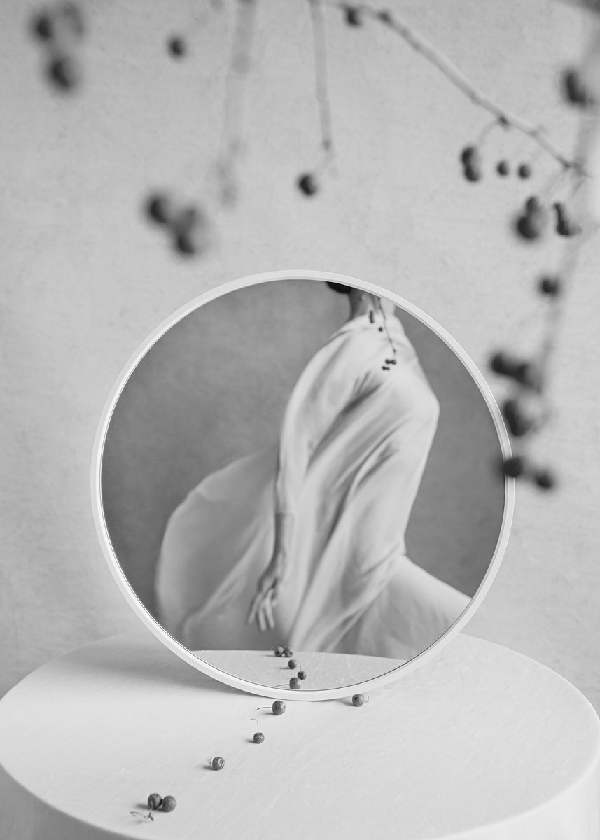 Surrealistic Botanical Photograph By Xidong Luo, 20 X 28", Rhythm Ofautumn - I, Original Artwork