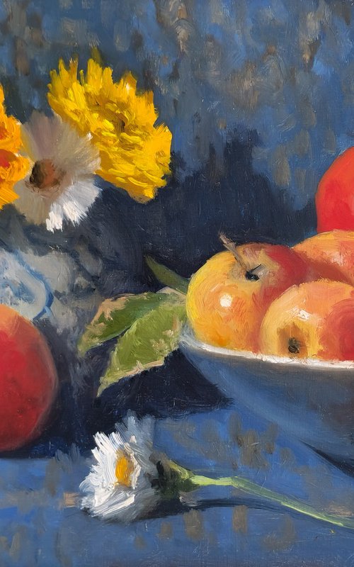 Apples and Flowers by Pascal Giroud