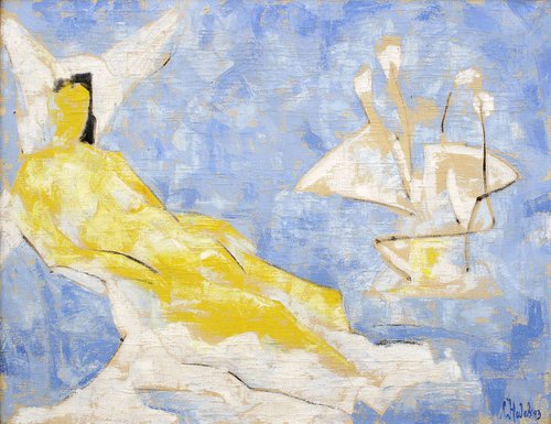 Figure in Yellow by Slav Nedev