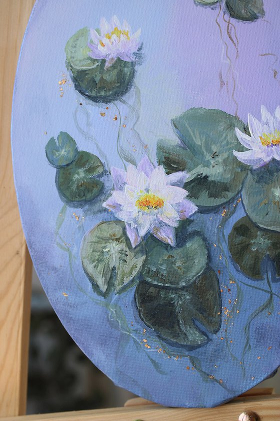 The Pond Keeps Its Treasures - Blue