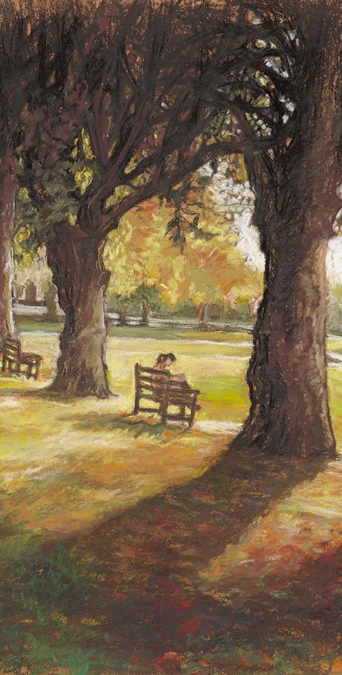 Autumn colours Richmond Green by Patricia Clements