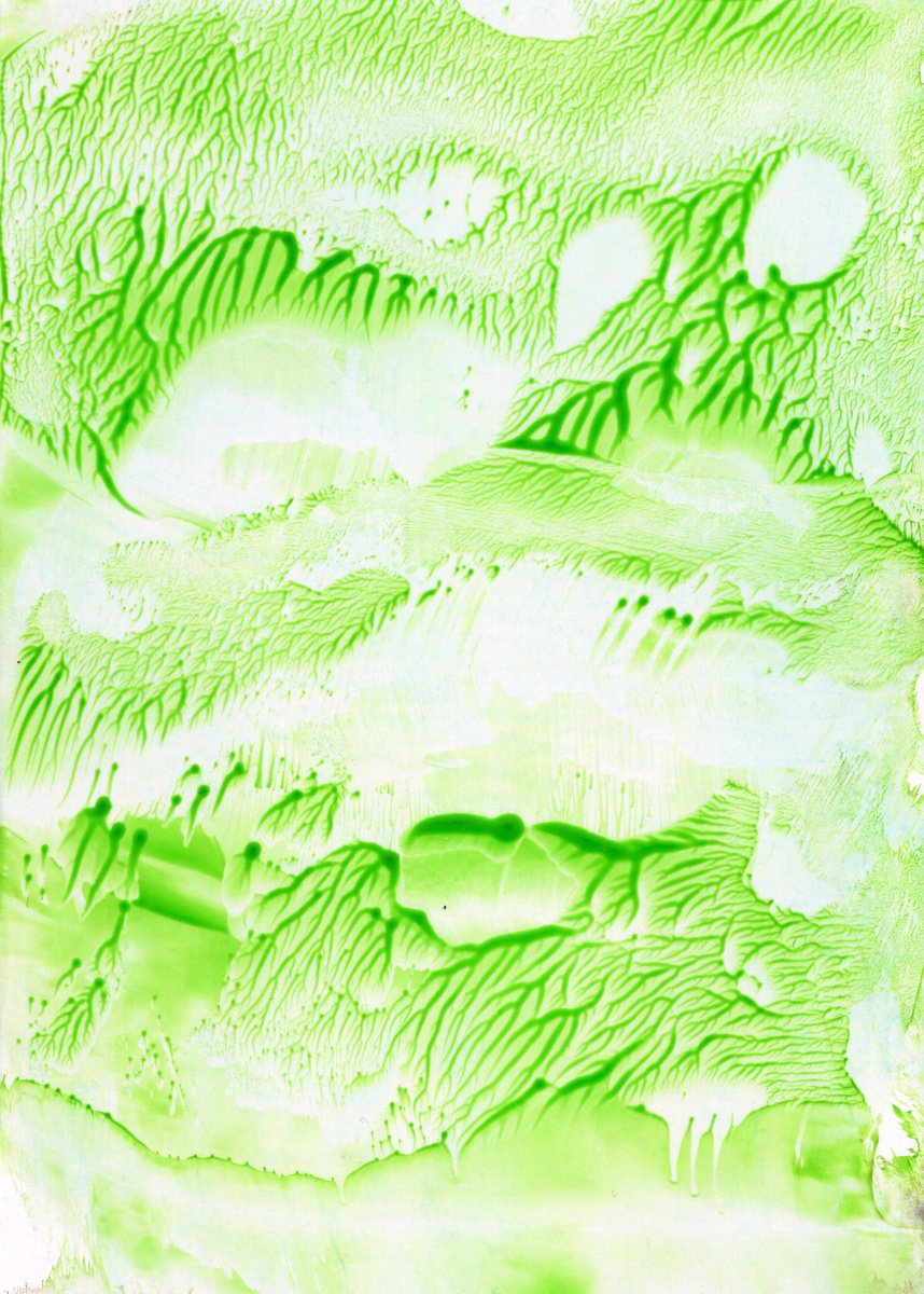 Alona Hryn | Original Painting | Encaustic Abstract 8 | 10 X 15Cm | Artwork For Sale On Artfinder