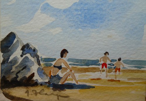 At the Seaside by Maire Flanagan
