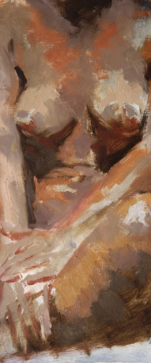 Nude study by Ana del Valle Ojeda