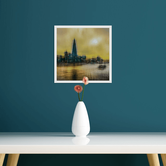 Agitated Views #6: The Shard and Thames (Limited Edition of 10)