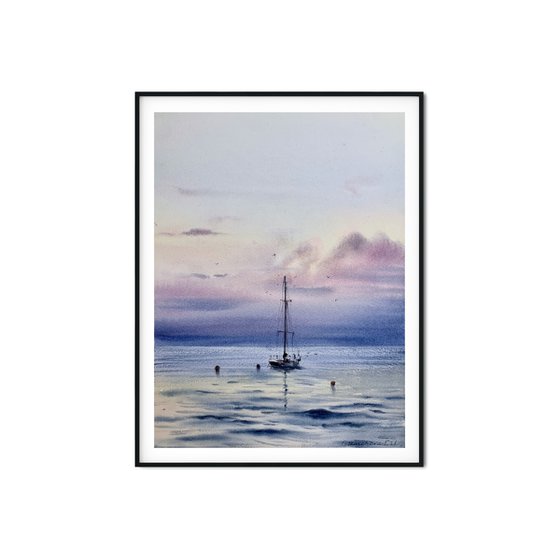 Yacht at anchor  #8