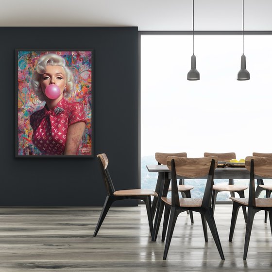 Marilyn Monroe in Red