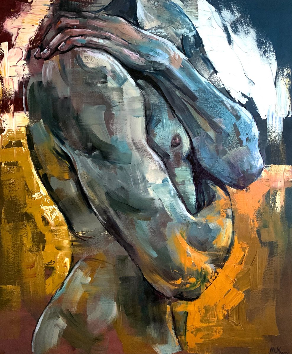 Male torso by Emmanouil Nanouris