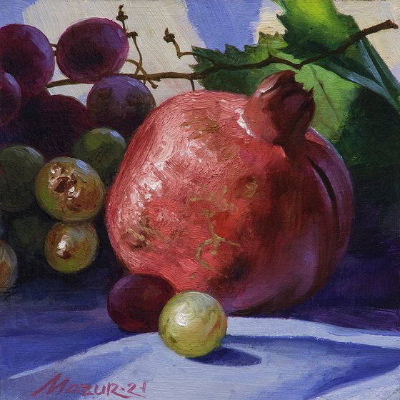 Pomegranate and Grape