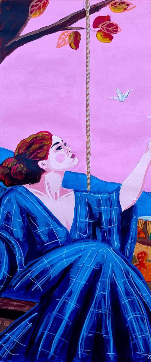 A Sky of Her Own by Tatsiana Yelistratava