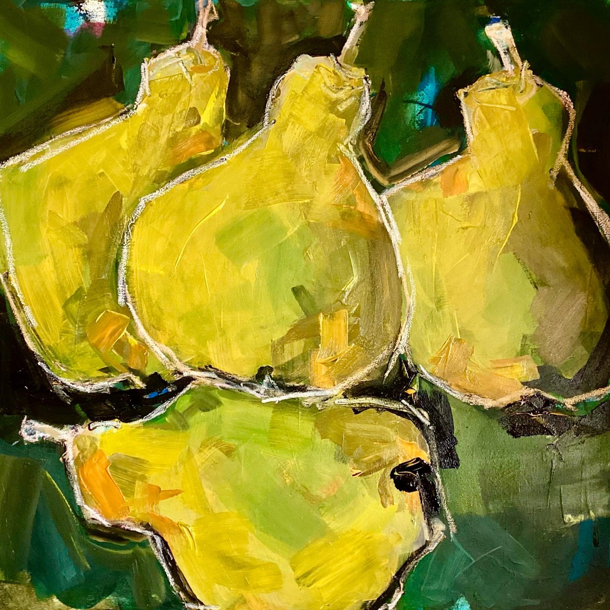 Midnight Pears by Irene Wilkes