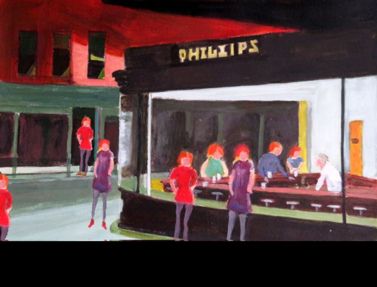 Peggys in the NightHawk Bar by Gary Kirkpatrick