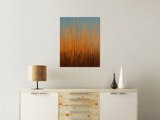 Orange & Blue - Color Field