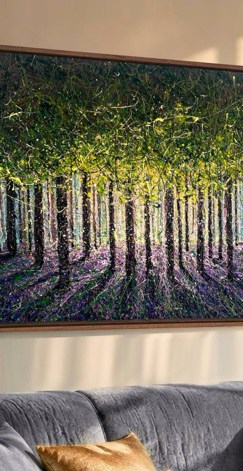 A Spring Meant for Two - framed by Nadiia Antoniuk