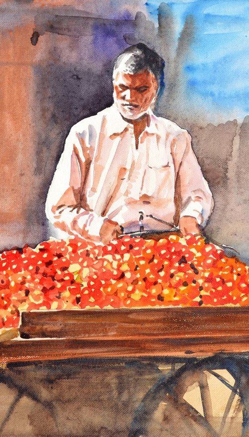 The Tomato Seller by Ramesh Jhawar