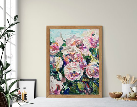 Roses Impasto