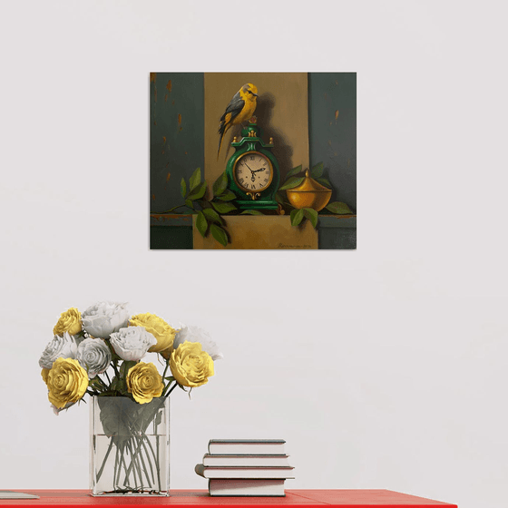 The Oriole and the Green Clock