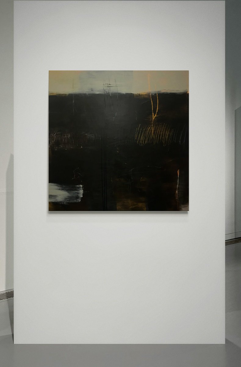 Organic Abstract Acrylic Painting By Kris Haas, 36 X 36", Seen In The Sky Minimalist Painting, Original Artwork