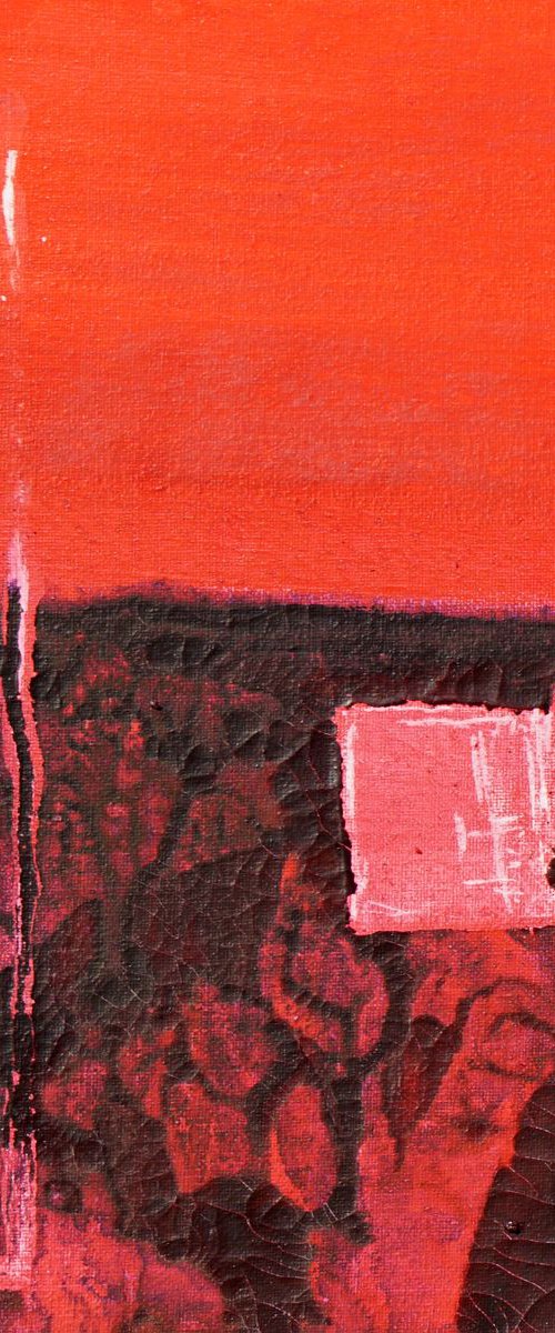 PREHISTORIC - RED 20X20CM/8X8IN by jelena b