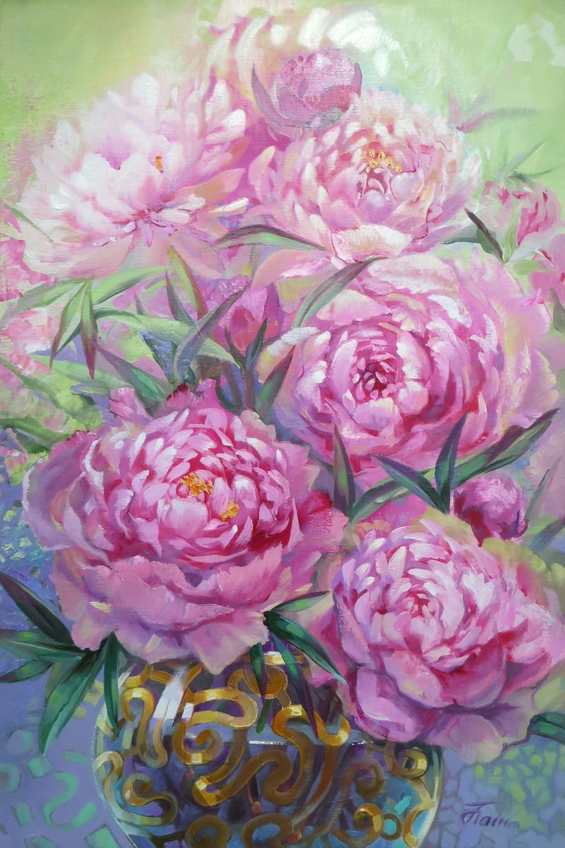 PINK CLOUD, 40 x 60, oil on canvas. by Olga Panina