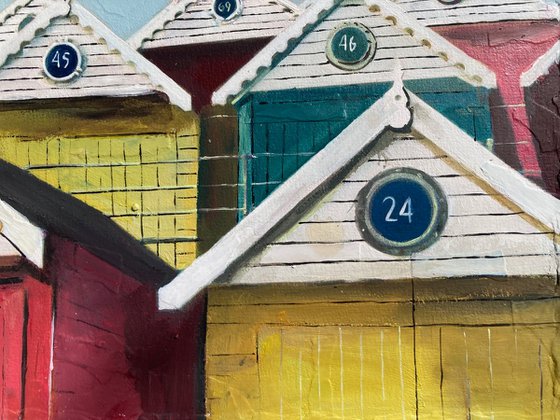 Seaside Beach Huts, Essex