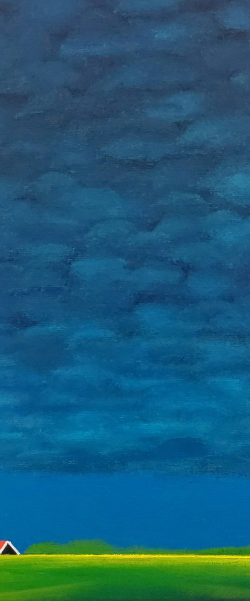 A curtain of clouds by Nelly van Nieuwenhuijzen