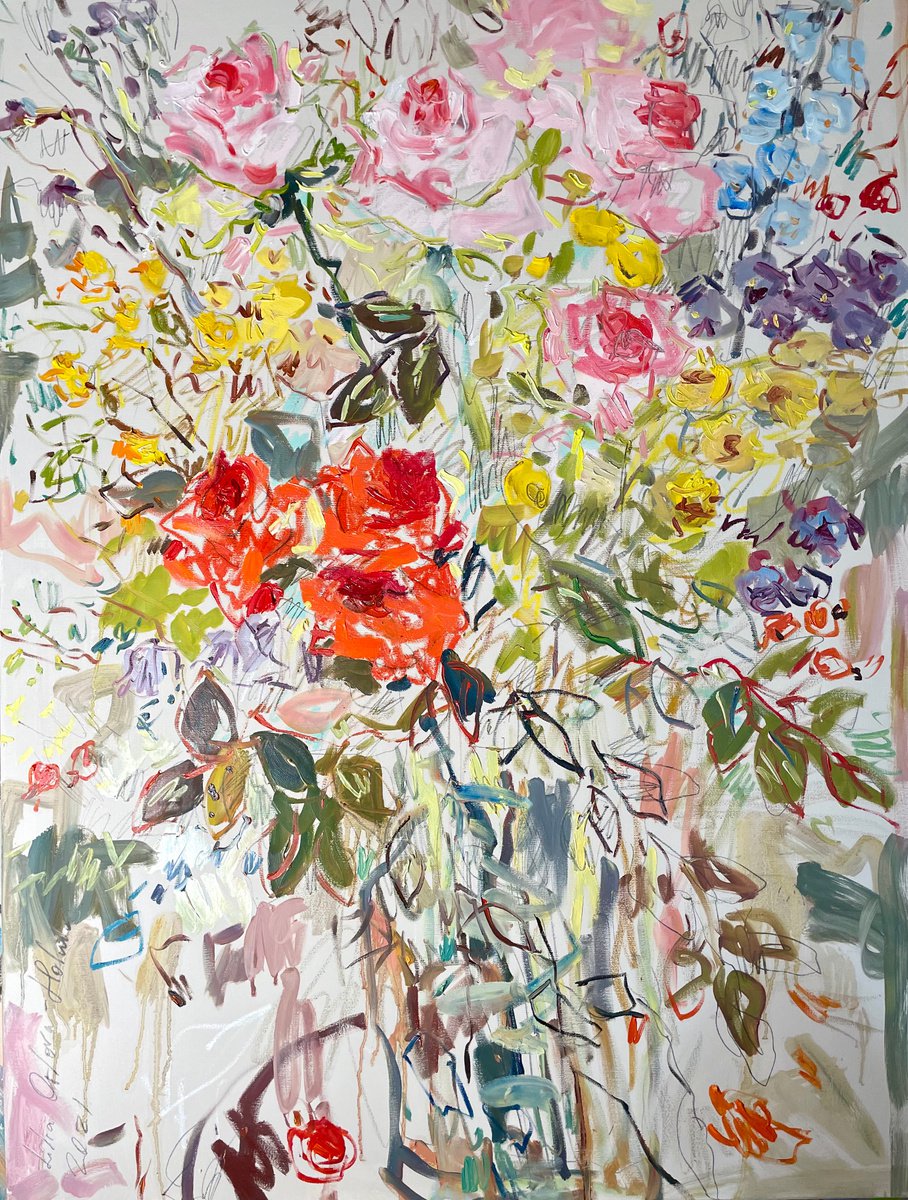 Autumn flowers by Lilia Orlova-Holmes