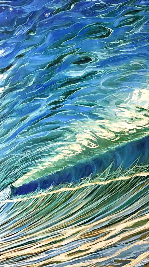 Big wave - Commission work by Elena Adele Dmitrenko