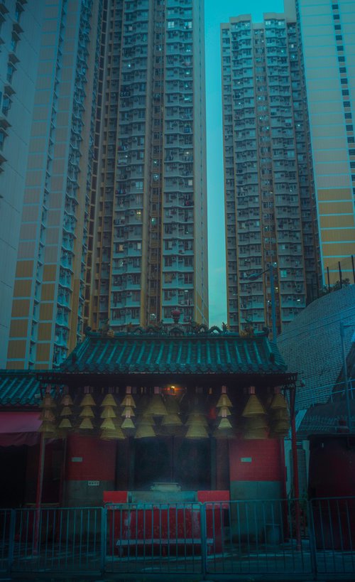 The Humble Temple Among Giants by Serge Horta