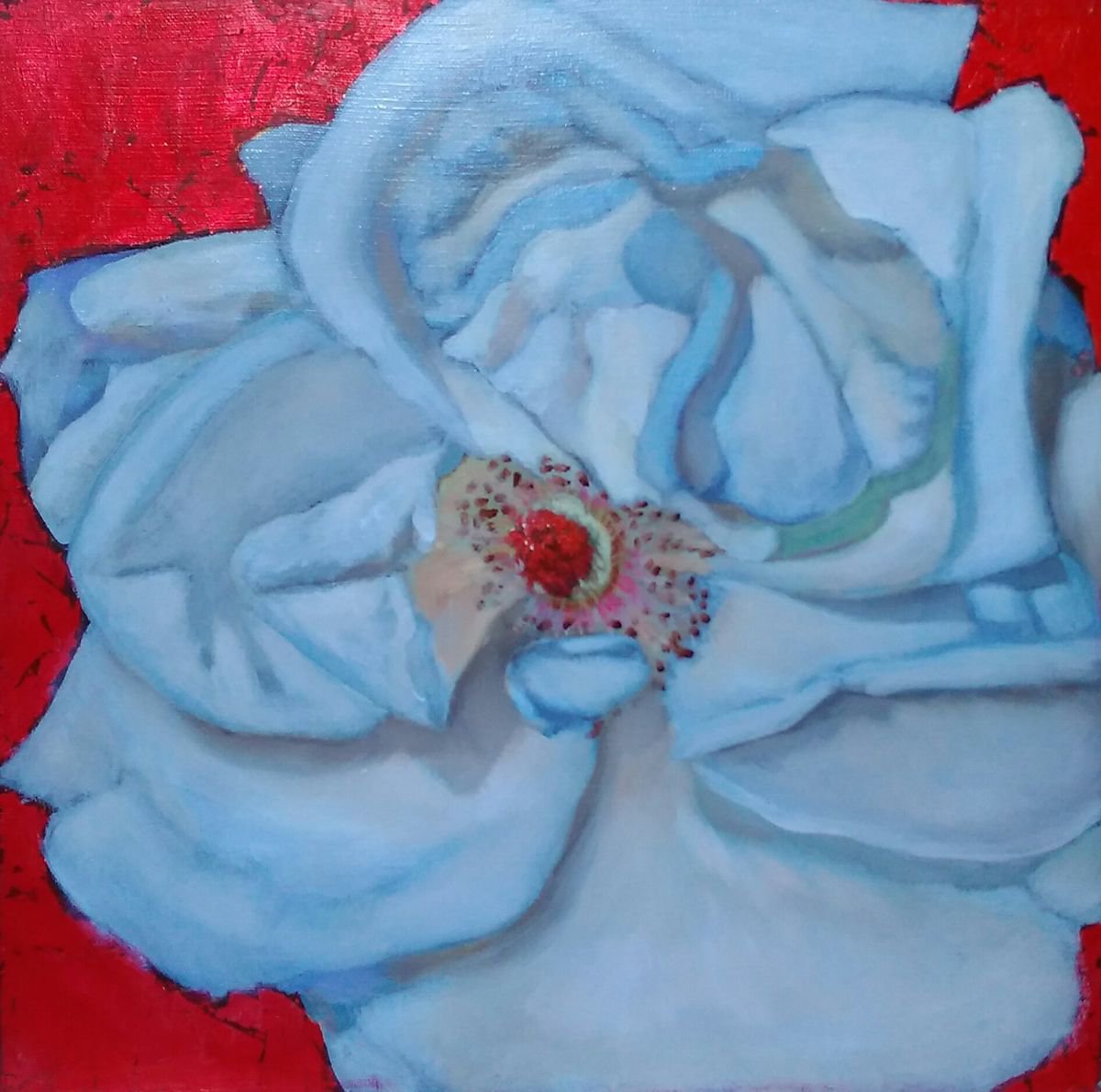 Rosa odorata by Alla Khimich