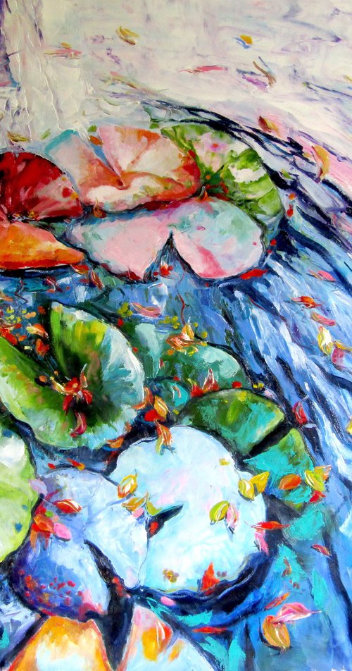 Autumn with water lilies by Kovács Anna Brigitta