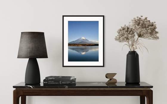 FUJI UNDER THE MOON