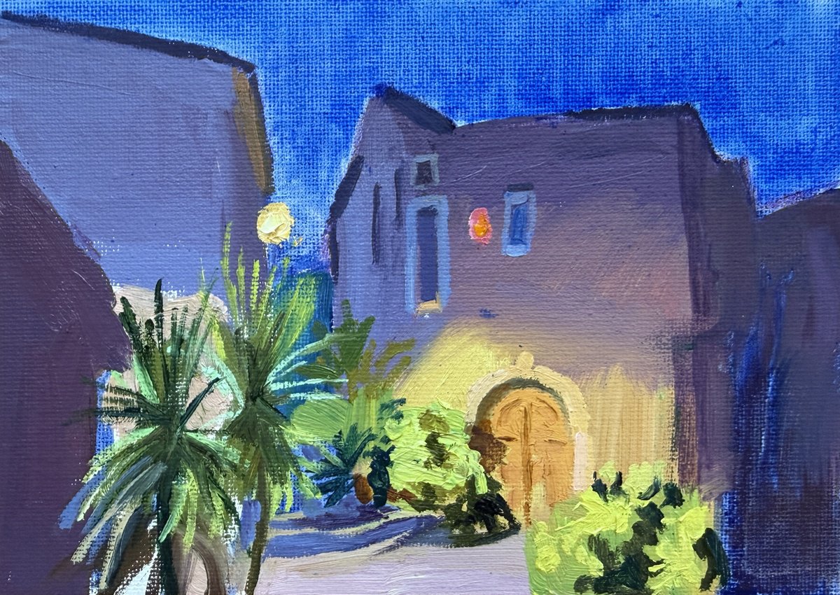 After The Dusk In Italy By Kate Sosonna, 7 X 5, Artwork For Sale On Artfinder