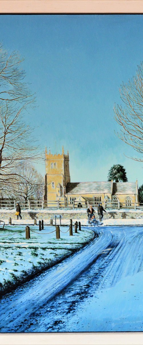 WINTER SUN (Great Somerford) by Paul Simpkins