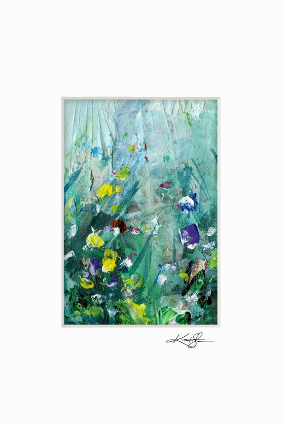 Lost In The Meadow Collection 1 - 3 Floral Paintings by Kathy Morton Stanion