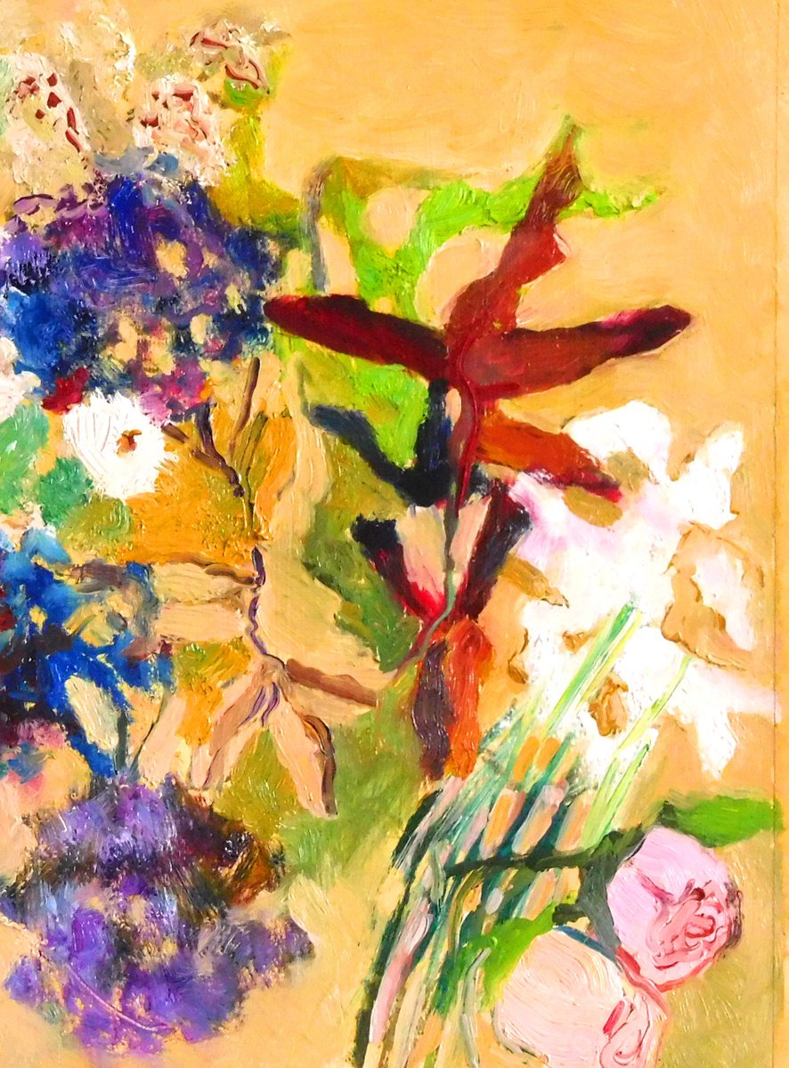 Flowers in Field by Ann Cameron McDonald