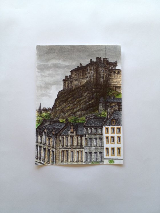 Edinburgh Castle, Stormy Day