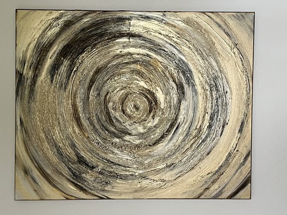 „Gold Rings“ Abstract