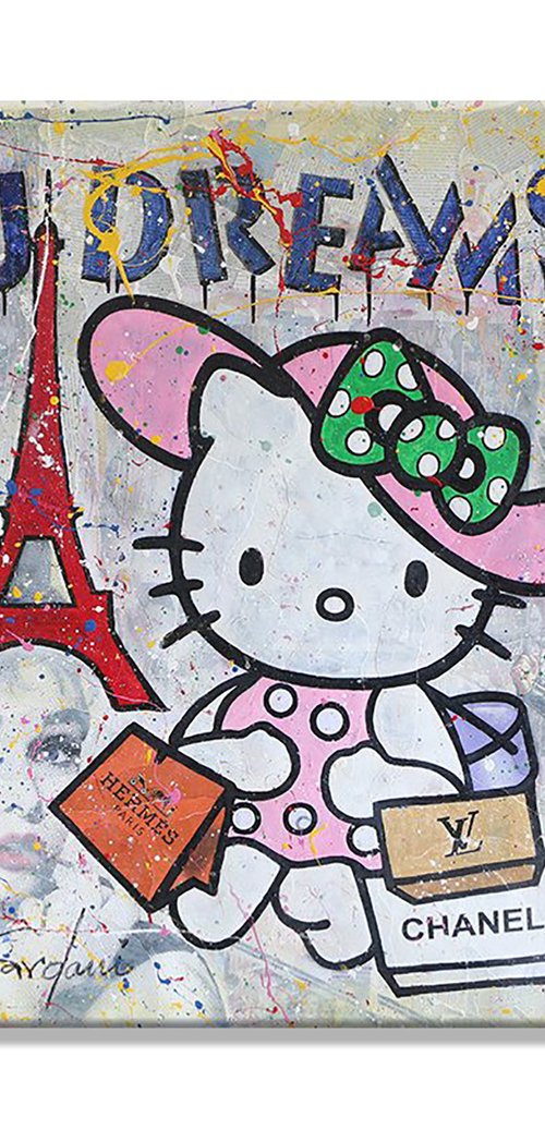 Hello-Kitty – Hermes Chanel Louis Vuitton by Gardani Art