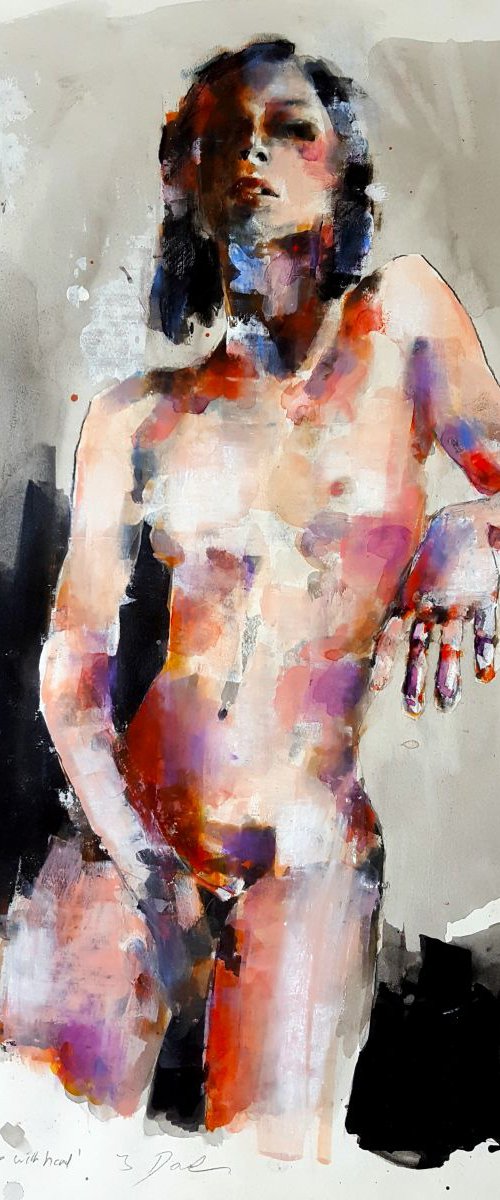 3-2-16 figure with hand by Thomas Donaldson