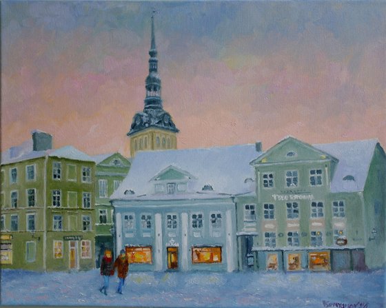 Winter Tallinn, Town Hall Square