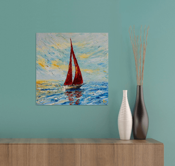 Scarlet Sails of Dawn