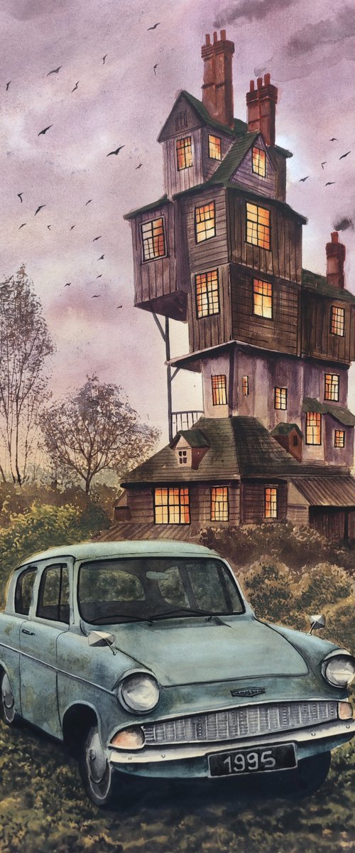 Weasley family home by Eugene Gorbachenko