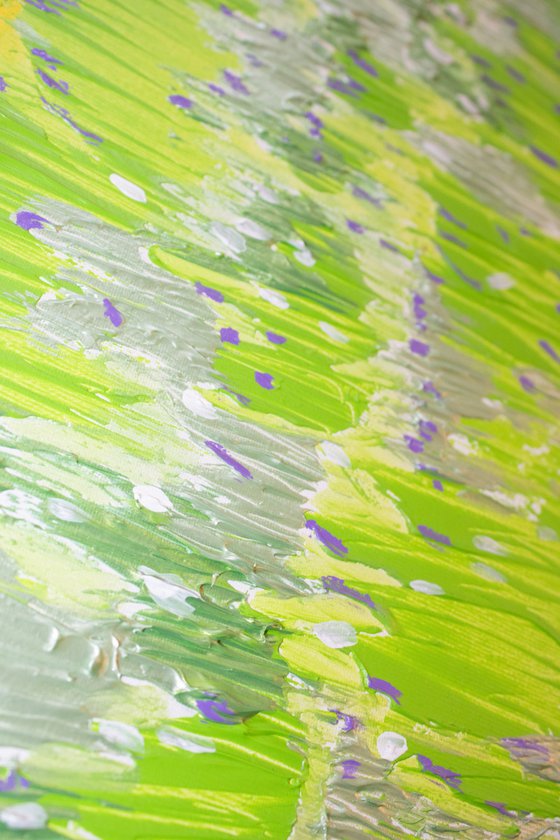 Hot spring day, window, irises