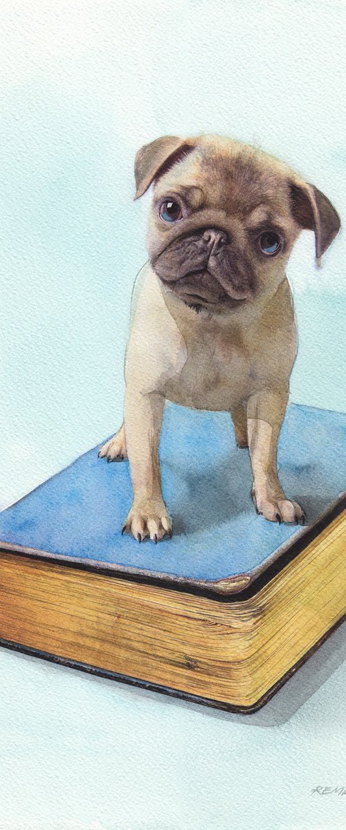 LITTLE CUTE PUG by REME Jr.