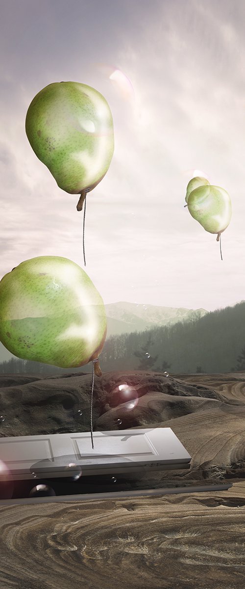 Pear Balloons by Vanessa Stefanova