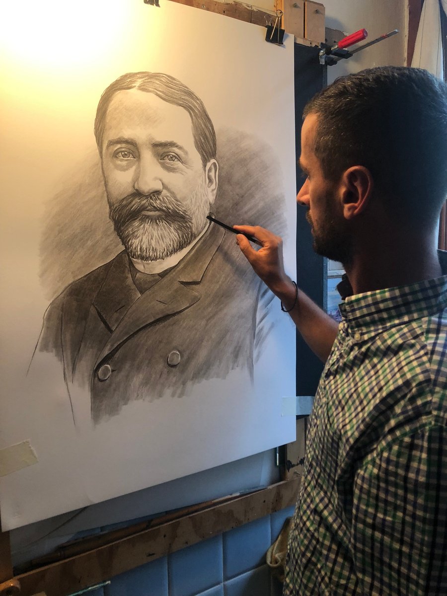 Photorealistic Charcoal Drawing , Portrait From Photograph - Custom Commission By Revaz Tcheishvili, 28 X 39, Artwork For Sale On Artfinder