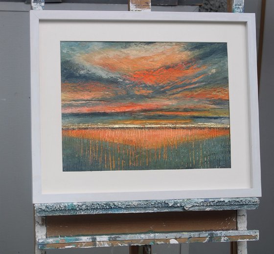 Summer Sunset - Original Painting - Study 5 - Sennen Cove Cornwall