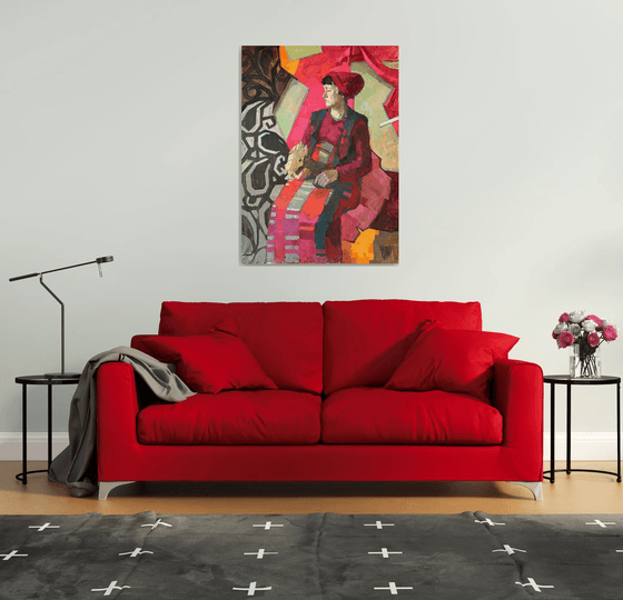 Portrait in Geometric Symphony