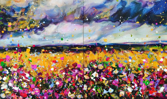 Summer Thunder (Diptych)